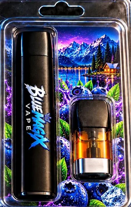 Batterie et cartouche Bluemagix Blueberry