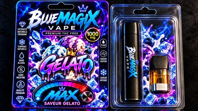 Kit boîte et blister Bluemagix Gelato