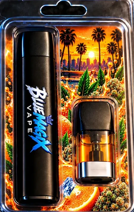 Batterie et cartouche Bluemagix Orange Bud