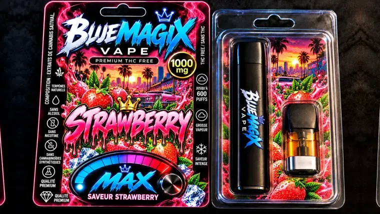 Kit boîte et blister Bluemagix Strawberry