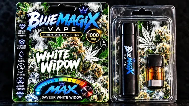 Kit boîte et blister Bluemagix White Widow